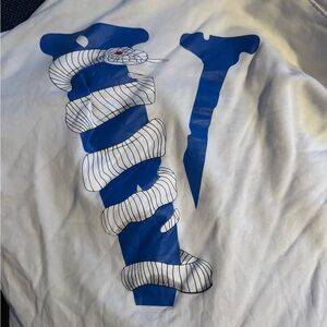 VLONE White Sweatshirt with Black Accents